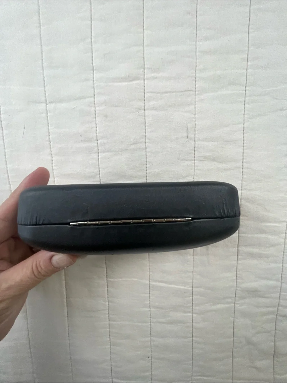 Ralph Lauren Black Sunglass Case with Red Logo